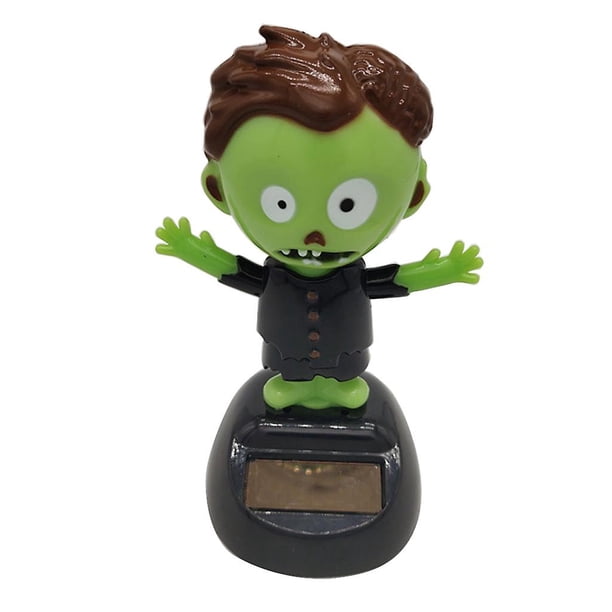 Bobbleheads Adornos Esqueleto Calabaza Bruja Fantasma Escritorio Hogar Con Energía Solar