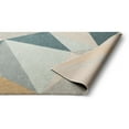 Well Woven Easton Modern Abstract Geometric Blue, Gold Grey Area Rug 7