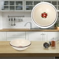 thumbnail image 2 of MasteelfCA Old-fashioned Enamel Basin Multipurpose Washing Basin Enamel Storage Basin, 2 of 9