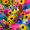 Tropical Floral Leopard, variant on Abstract Impressionist Daisy Oil Canvas Print, Suitable for Living Room, Bedroom, Office, Kitchen Decor