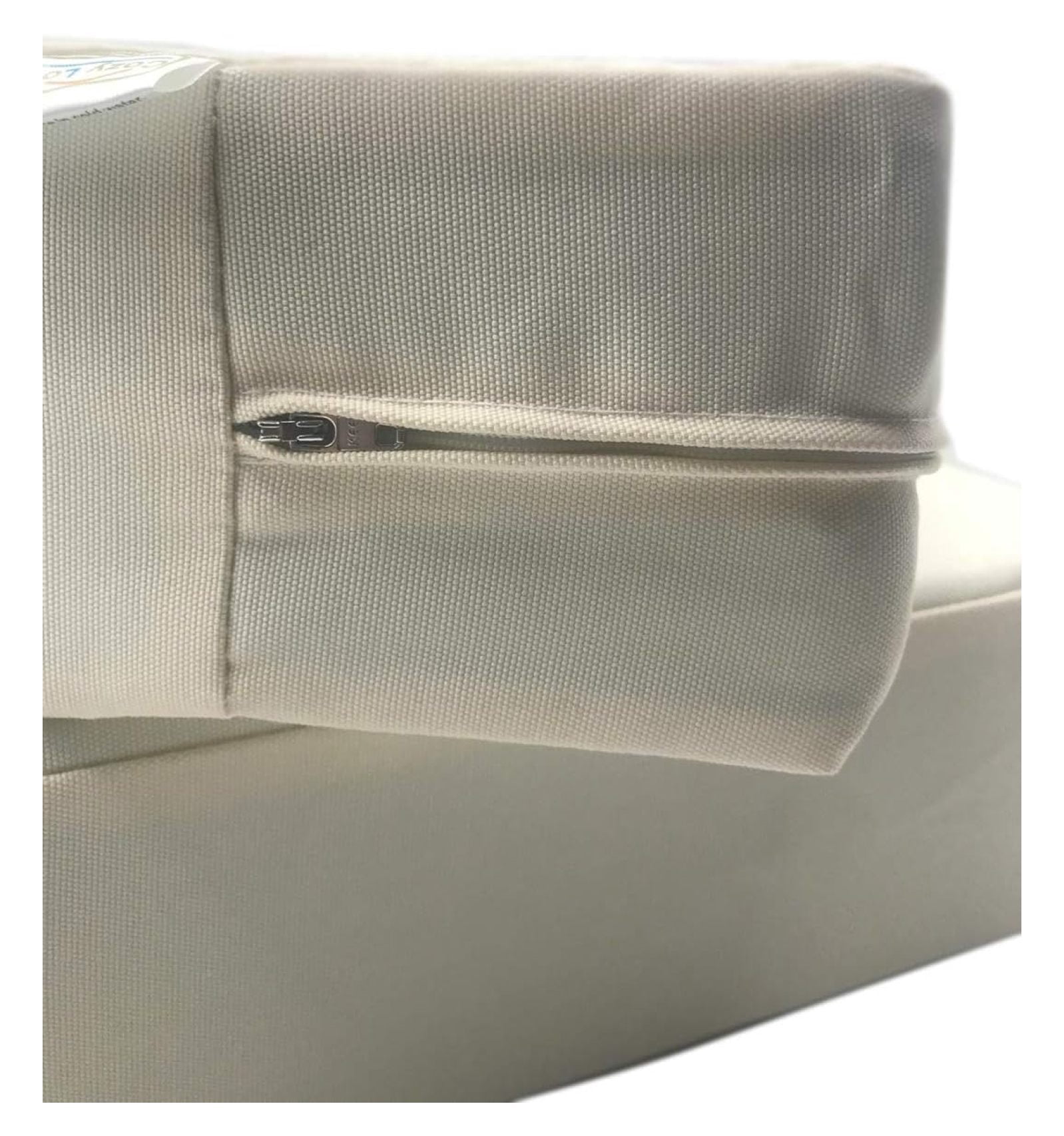 Indoor Outdoor Water High UV Resistant Patio Chair Cushion Cover (Cream White, 24"x24"x4" (2 Covers))