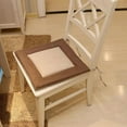 thumbnail image 1 of Cojines de almohadas cuadradas para el piso, inserto de almohada para el piso Asiento Taburete Puf Transpirable 45cm Cola Cojín de asiento de algodón de lino, 1 of 8