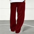 thumbnail image 6 of ShomPort Men's Sweatpants with Flap Pockets Fleece Cargo Pants Workout Wide Leg Open Bottom Casual Joggers, 6 of 7