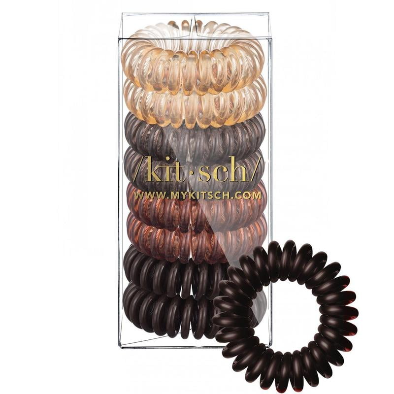 Kitsch Spiral Hair Ties, Coil, Phone Cord Hair Ties, Ponytail 