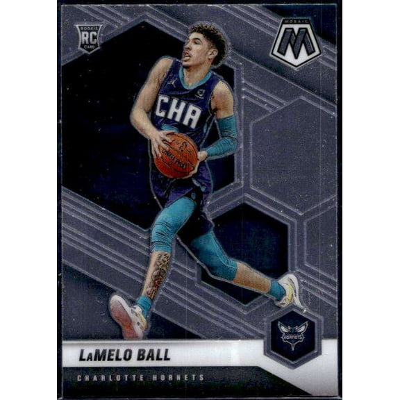 NBA 2020 Mosaic Basketball LaMelo Ball Rookie Trading Card #202 (Base) (Panini)