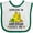 White and Green, variant on Inktastic Someone in San Diego Loves Me Boys or Girls Baby Bib