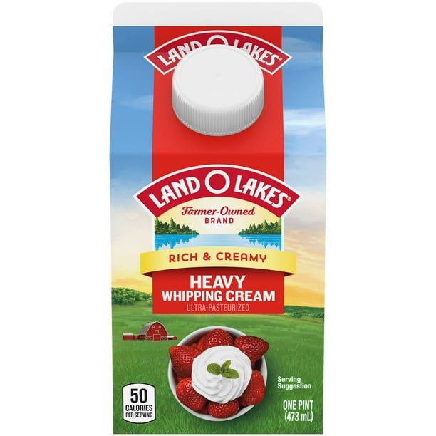 Land O Lakes Heavy Whipping Cream 1 Pint Walmart Com