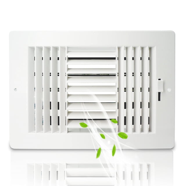 Ventilación lateral de plástico de 3 vías FangoFast de Ceiling Register