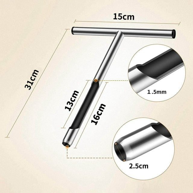 Langgg Soil Sampler Probe 12in Soil Sampler T-Shaped Soil Care for Golf Pasture