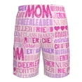 thumbnail image 6 of Wukai Best Mom ever Print Beach Trunks with Compression Liner Swimsuit Quick Dry Beach Sports Shorts with Pocket-Small, 6 of 8