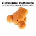 thumbnail image 3 of Slow Rising Lobster Bread Squishy Toy with Soft Pu Foam and Cute -Shaped Design, 1-Pack, Golden Brown, for Kids and Adults, Relaxation Squeeze Toy, 3 of 3