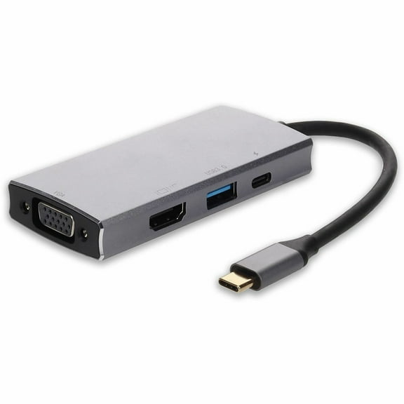 Docking Station USB-C 3.1 Male to 1X USB-C 3.1 1X HDMI [4K] 1x USB-A 3.01X VGA Female (usbc2c31h4u3val-aa)