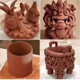 thumbnail image 5 of Natural Air-Dry Clay,5 Pounds Premium Pottery Wheel Clay for Arts,QZS Portable Artist Supplies for Adults, 5 of 6
