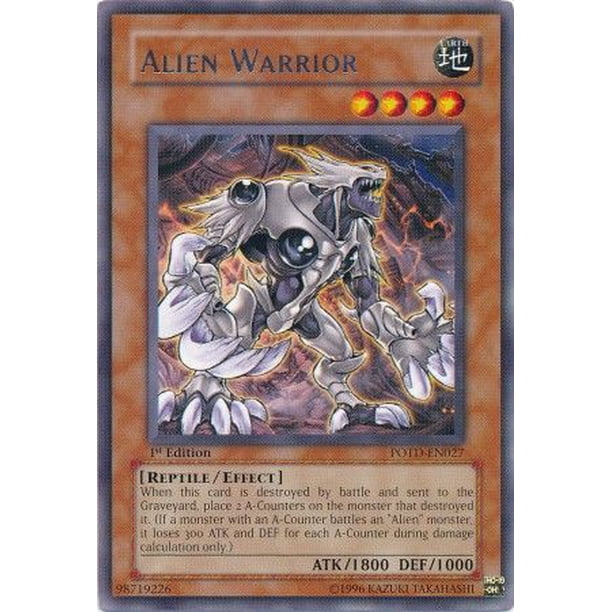 Yugioh Power Of The Duelist Alien Warrior Potd En027 Walmart Com Walmart Com