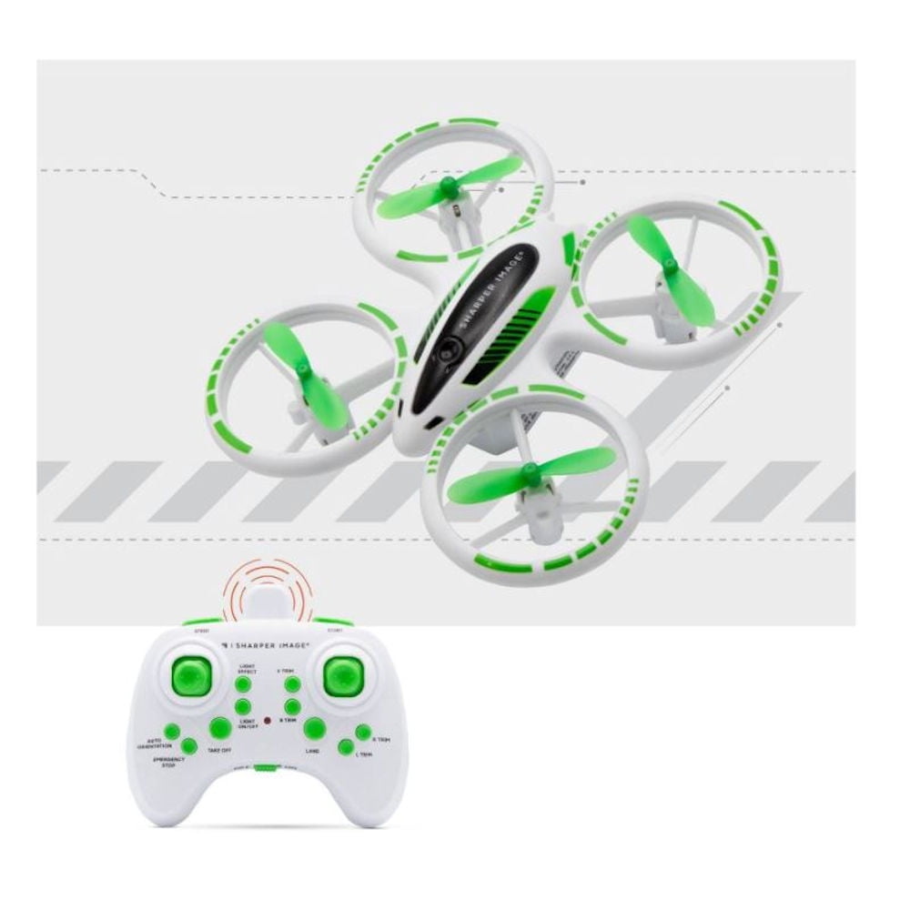 Udvej brugt Med venlig hilsen SHARPER IMAGE 2.4GHz RC Glow Up Stunt Drone with LED Lights, Mini Remote  Controlled Quadcopter with Assisted Landing, Small Plane for Kids and  Beginners, Wireless and Rechargeable - Walmart.com