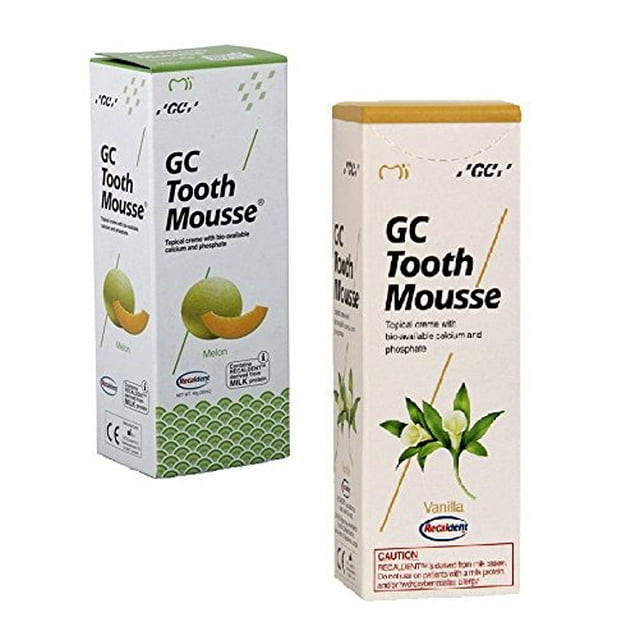 GC Tooth Mousse (Pack of 2) Melon & Vanilla Toothpaste