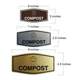 thumbnail image 2 of Fancy Compost Sign (White/Red) - Large, 2 of 5