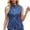 Blue, variant on Uaswgudfs Women's Denim Tank Vest - Crew Neck Sleeveless Button Down Jean Waistcoat for Casual Summer Tops