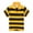 Orange, variant on Gbsyewxs Boys Tshirts Lapel Short Sleeve Cartoon Print Striped Breathable Summer Shirts For Kids Blue Size 5-6 Years