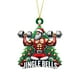 thumbnail image 1 of Pendientes Navideños Grandes Adornos Árbol Navideño Adornos Para Colaboradores Adornos Para Árbol Dos Collares Doble Impresión Santa Fitness Musculatura, Ornaments De Navidad Grandes Adornos, 1 of 9