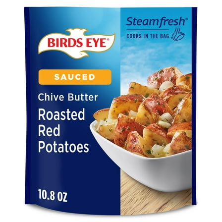 Birds Eye Steamfresh Roasted Red Potatoes with Chive Butter Sauce, Frozen Vegetables, 10.8 oz. Bag