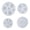 Clear, variant on 4 PCS Flower Silicone Mold Set for Fondant Chocolate Candy Cake Decorating Mini Blossom Daisy Baking Embossing Moulds