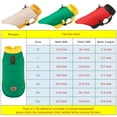 thumbnail image 2 of Spencer Winter Warm Dog Coat Reflective Dog Vest Windproof Padded Cold Weather Pets Jacket for Small Medium Large Dogs with Furry Collar (XL, Green), 2 of 10