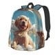 thumbnail image 1 of Disketp Cute Angel Winged Dog Mochila Escolar de Gran Capacidad y Peso Ligero, Mochila de Viaje Ideal para Escuela, Trabajo y Uso Diario, Cómoda y con Estilo, 1 of 8