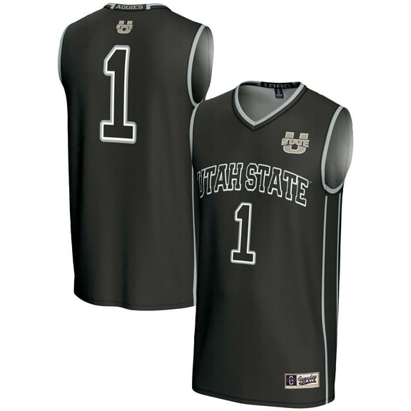 Youth GameDay Greats Black #1 Utah State Aggies Lightweight Basketball Jersey