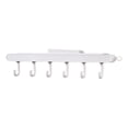 thumbnail image 1 of Clearance! beishanbush Hooks for Hanging 6 Hook Wall Hanging Coat Rack Wall Decor Hat Storage Rack Shelf Hanger White One Size White, 1 of 2