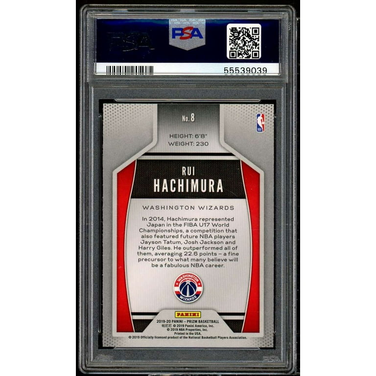 2019 Panini Prizm Rui Hachimura Rookie Card - NBA Basketball Trading Card Collectible
