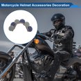thumbnail image 3 of Accesorios para Cascos de Motocicleta Decoración Calcomanías de Pétalos para Cascos de Motocicleta Bicicleta Esquí Gris Azul Peluche 1 Pcs, 3 of 6