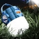 thumbnail image 5 of Lámpara de camping recargable USB con gancho • 3 modos (Alto/Bajo/Destello) • Lámpara portátil de tienda de ABS para senderismo y pesca • Azul • 4,5x4,0 pulgadas, 5 of 9