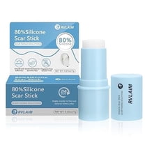 Silicone Scar Stick, 80% Silicone Stick for Face and Body. Silicone Stick for Removal of Surgical,Old and Recent Scars and Stretch Marks - 7g