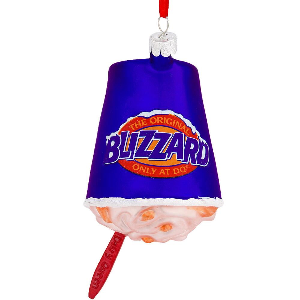 Dairy Queen Cookie Blizzard Ornament Fast Food Ice Cream Christmas
