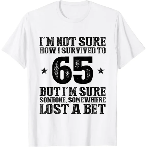 Vintage 65 Birthday 65 Year Old Birthday Gifts Men 65Th Bday T-Shirt Unisex S-5XL Hot Trending Shirt, Vintage Birthday Gift