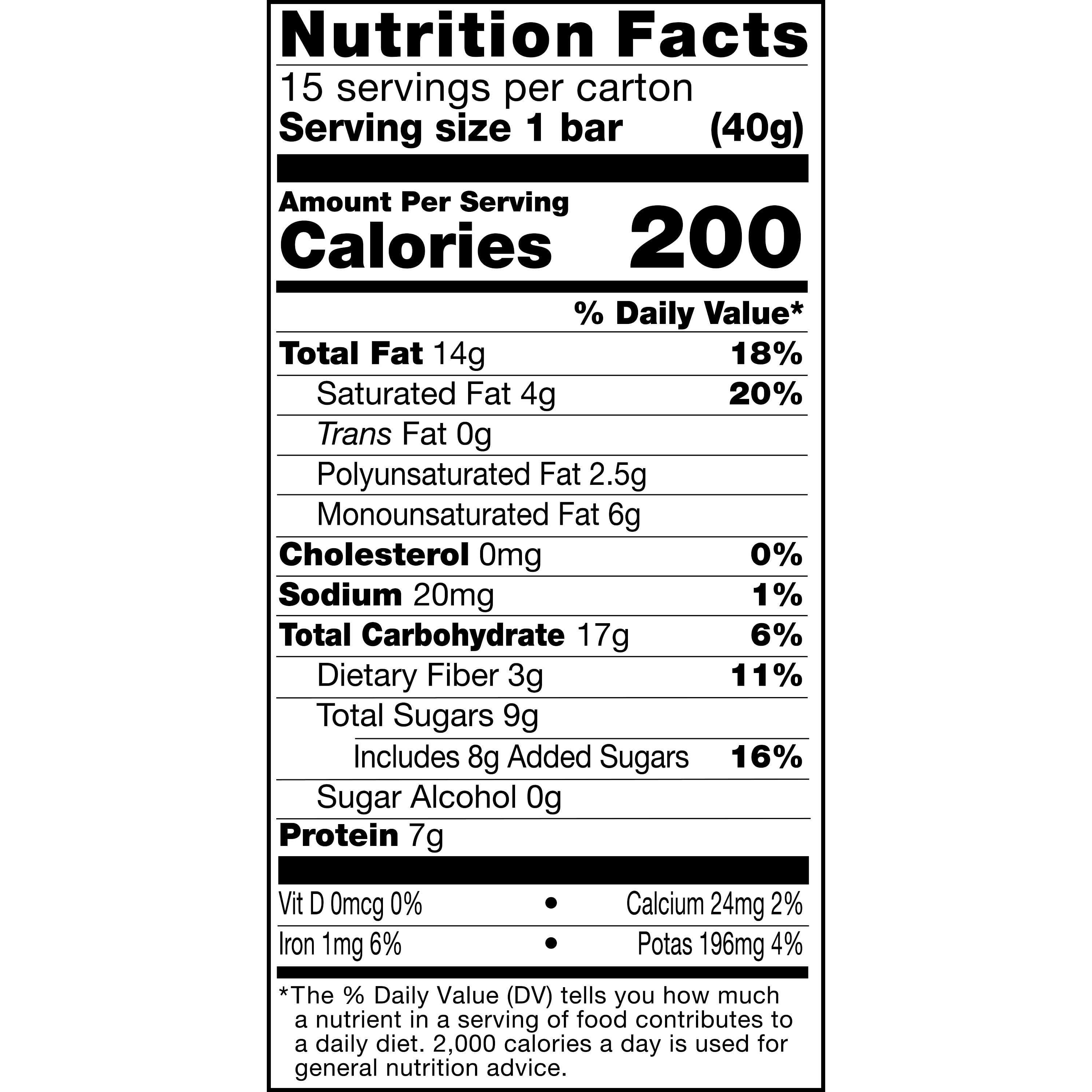 KIND Nut Bars, Peanut Butter Dark Chocolate, 1.4 oz, 15 Count