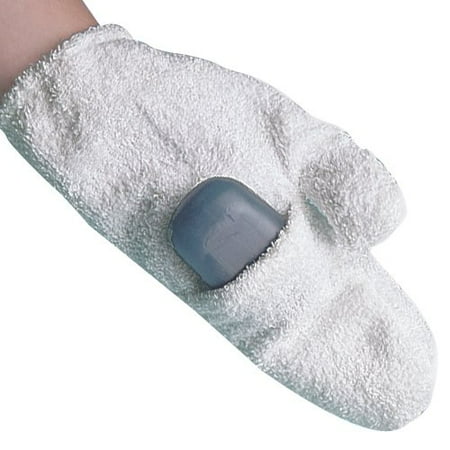 - Maddawash 741320002 Medium Terry Soap Mitt, Can be used on the left or right hand By Maddak Inc Ship from US