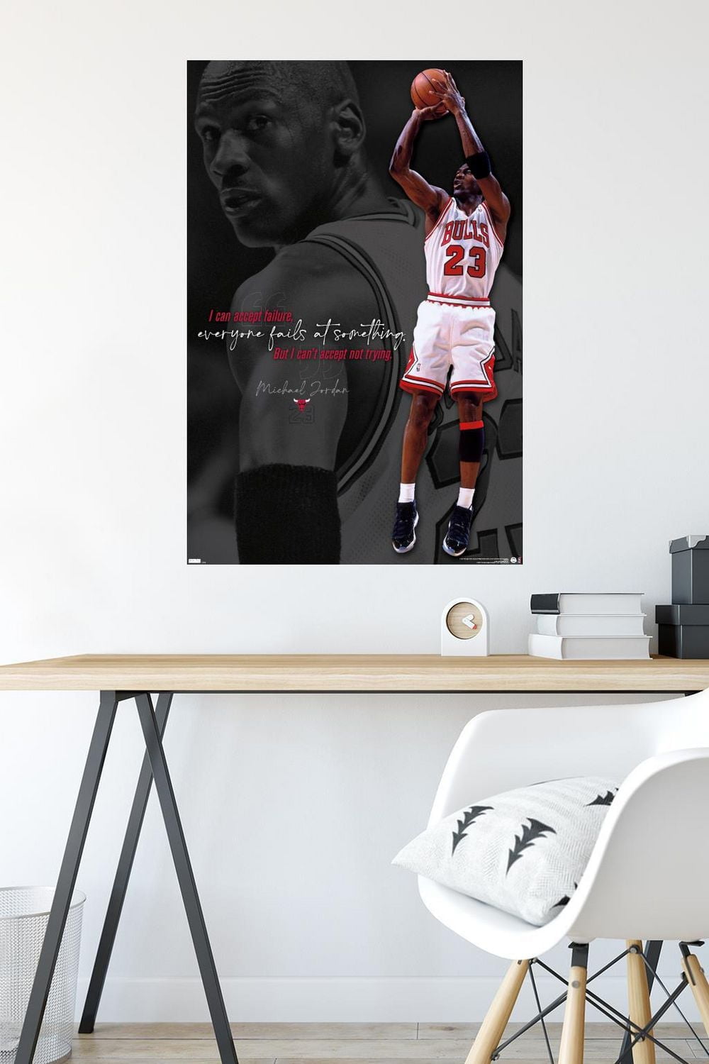 Michael Jordan - Can't Accept Not Trying Wall Poster, 22.375" x 34"