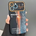 thumbnail image 1 of compatible iPhone 12 Pro Max Scenery Pattern Large Window TPU Phone Case Cheap and fine, 1 of 4