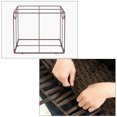 thumbnail image 4 of LEDREM Foldable Laundry Hamper with Removable Liner & Lid, 23.8 Gallon (90L) Synthetic Rattan Storage Basket for Clothes, Handles, Space-Saving, Chestnut Brown, 4 of 5