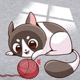 thumbnail image 3 of CafePress - Cute Kawaii Cat Long Sleeve T Shirt - Womens Baseball Tee, 3 of 4