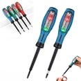 thumbnail image 2 of 2-In-1 Digital Voltage Tester Screwdriver Lcd Display Ac Dc 12V-240V Circuit Detector Pen Electrical Test Tool Non Contact Live Wire Tester Home Repair Maintenance Tool, Two Test Pens, 2 of 9