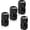 XMY-black01-A2, variant on Tire Valve Stem Caps for Toyota Metal Car Wheel Air caps Auto Valve Stem Caps Accessories 4 Pcs Black