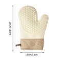 thumbnail image 3 of Xihbxyly Juego de Manoplas Térmicas para Horno, Diseño Elástico Extralargo, Tecnología de Agarre Antideslizante, Forro Suave para Mayor Comodidad, Protección Contra Altas Temperaturas, Utensilio de C, 3 of 5