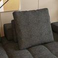 thumbnail image 5 of Sofa Couch for Living Room, Modern Loveseat Sofa with Extra Deep Seats, Comfy Armrests, Couches for Living Room Apartment Lounge, Easy Assembly, Grey, 5 of 8
