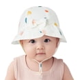 thumbnail image 4 of Penkiiy Cute Animal Print Baby Sun Hat - UPF 50+ Wide Brim Bucket Fishing Cap for Toddler Boys Girls Spring Summer, 4 of 4