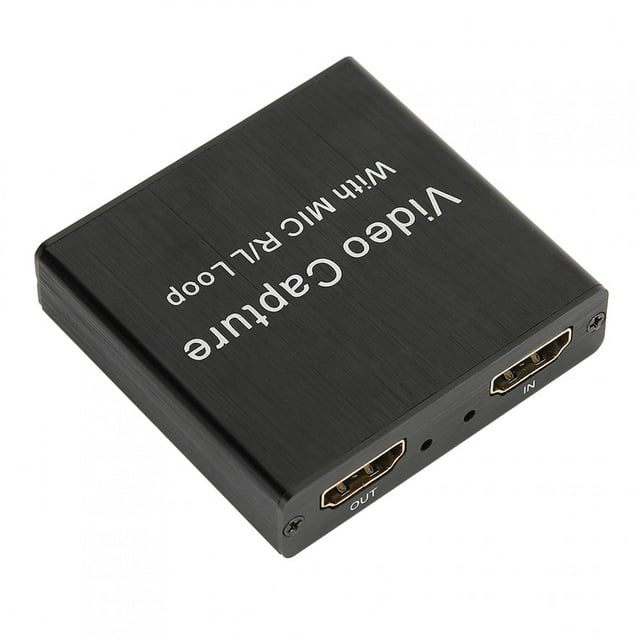 Wchiuoe Video Card USB2.0 Loop‑Out Support 4K Electronic Equipment 0.4A/5V DC,USB 2.0 Device Capture card, Game Capture Card