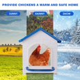 thumbnail image 6 of YongCo Weatherproof Poultry Shelter Chicken Coops With Removable Bedding Tray And Sloped Roof Designs For Outdoor Weatherproof, 6 of 21
