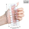 thumbnail image 5 of Gel Nails Stickers Semi Cured Gel Nail Strips Nails Polish Strips Nail Gel Wraps, 5 of 21